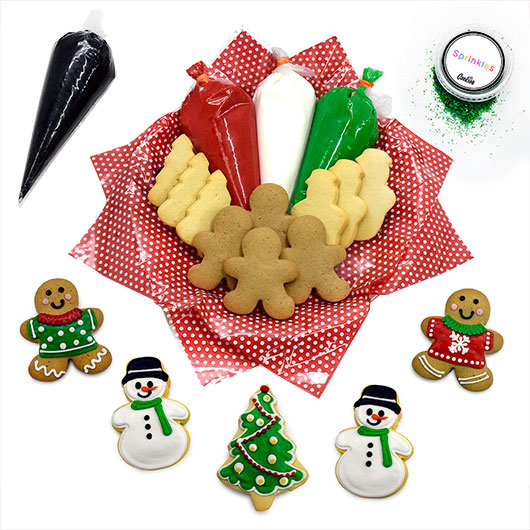 Christmas Cookie Decorating Kit | Party Favors | Cookies by Design