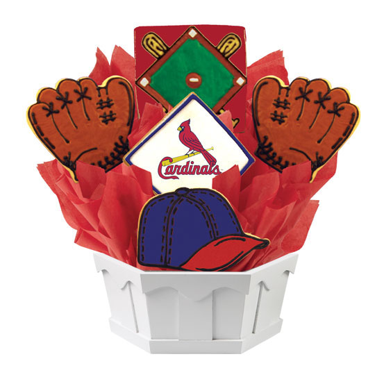 MLB St. Louis Cardinals Cookie Basket