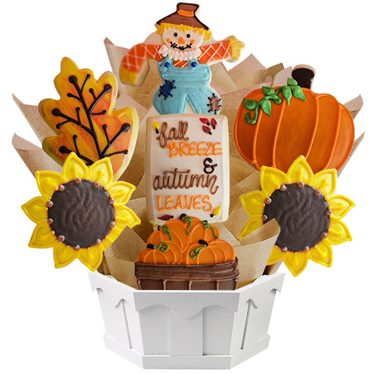 A551 - Fall Breeze Cookie Bouquet Cookie Bouquet