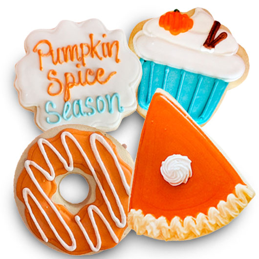 CFA46 - Pumpkin Spice Cookie Favors  Cookie Favors