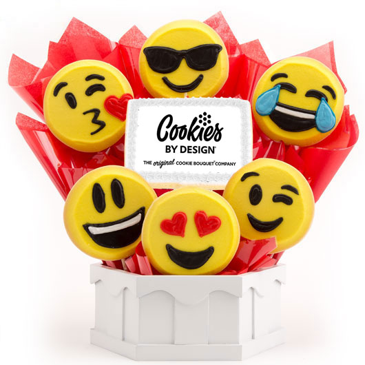 NGP446 - Logo Cookies – Sweet Emojis Cookie Bouquet