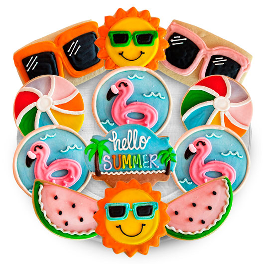 TRY71 - Pool Party Favor Tray Cookie Tray