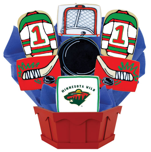 NHL Minnesota Wild Cookie Gift Box (Rectangle)