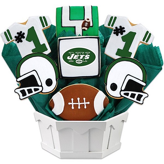 NFL New York Jets Cookie Bouquet 