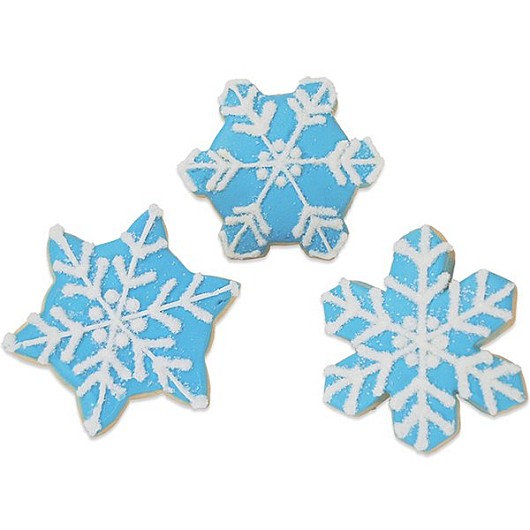 Snowflake Cookies, Winter Party Favors
